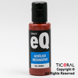 ACRIL.DECOR.EQ 504 BORDO 50ML X 1